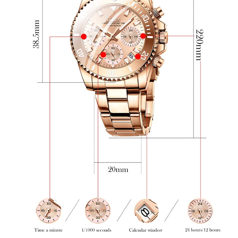 Montre partenaire Biden Classique© pour Femme