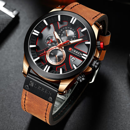 La montre Homme Curren La Chronographique© - Montres Curren Paris©
