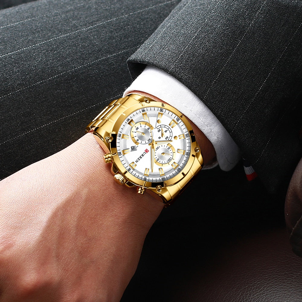 La montre Homme Curren Golden Boy© - Montres Curren Paris©