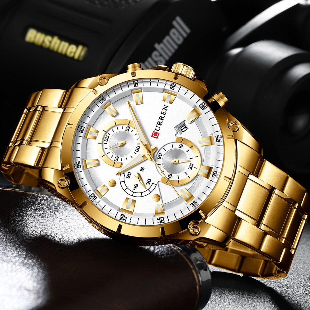 La montre Homme Curren Golden Boy© - Montres Curren Paris©