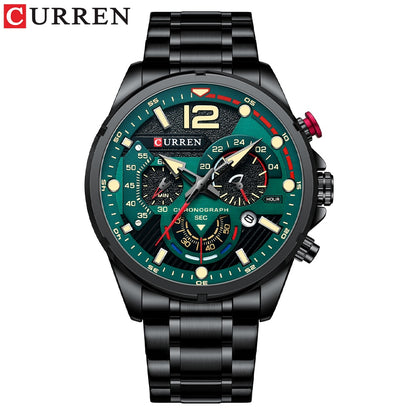 La montre pour Homme Curren Tapis Vert© - Montres Curren Paris©